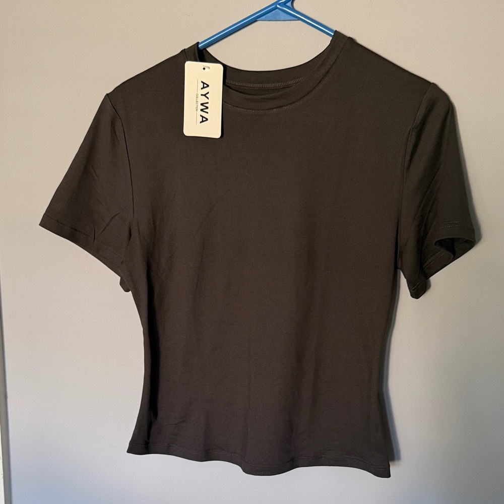 Women's Charcoal Short Sleeve Tee